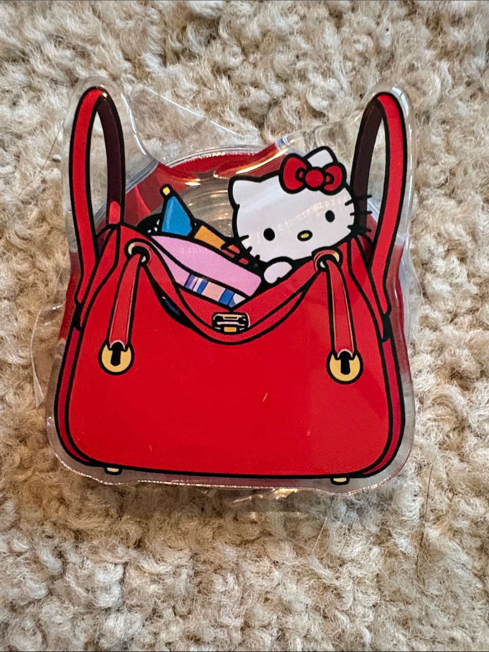 Hello Kitty Red Pop Socket - Picture 3 of 5